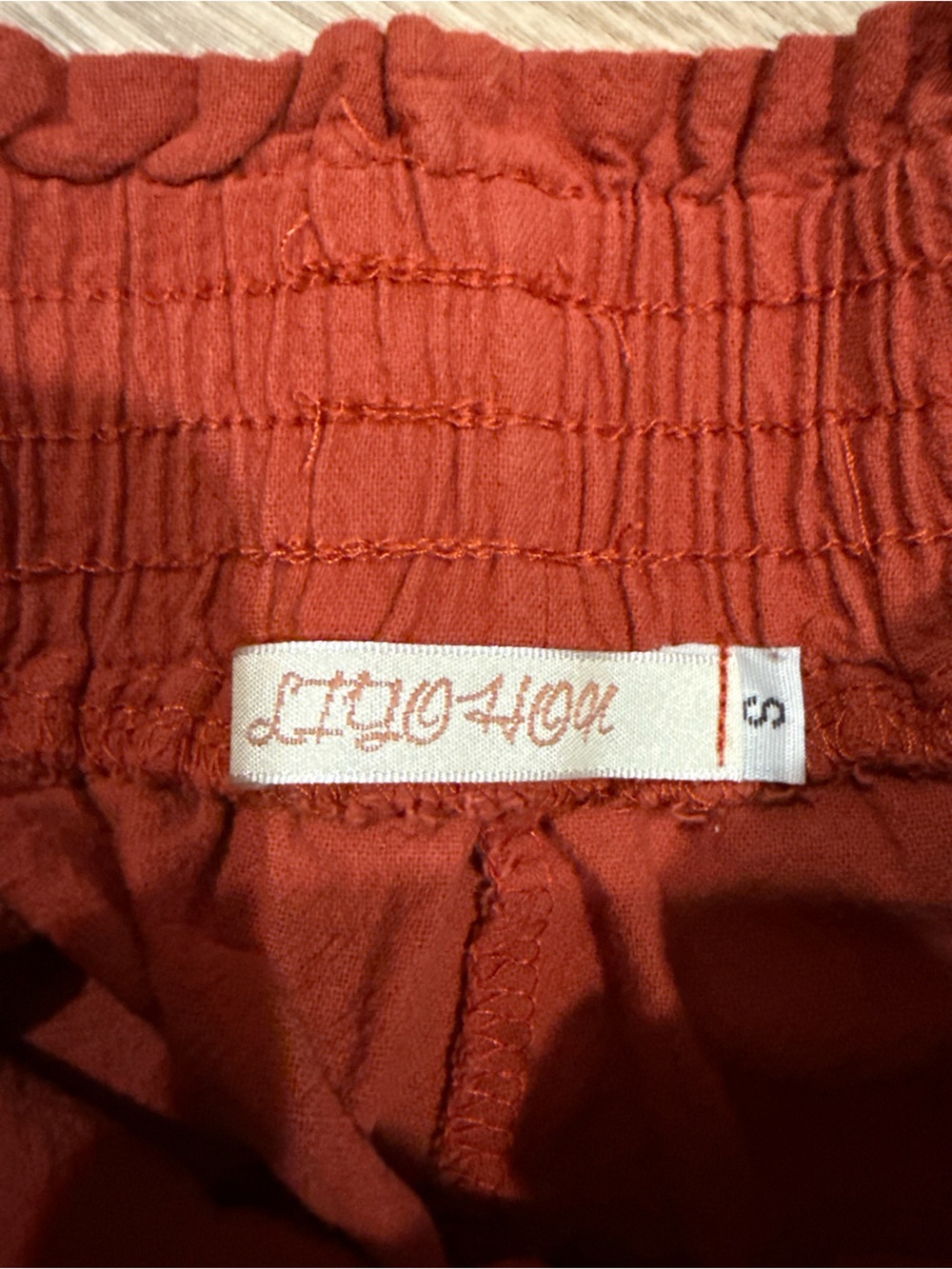 Rust Red boho skort - Picture 5 of 5